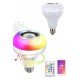 Bluetooth Hoparlör Akıllı Rgb Led Işık Renk Değiştirme Ses Bombası Ampül Görünümlü Bluetooth Hoparlör Akıllı Rgb Led Işık Renk Değiştirme Ses Bombası Ampül Görünümlü
