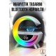 Bluetooth Hoparlör Dijital Göstergeli Wireless Şarj RGB Işıklı Bluetooth Hoparlör Dijital Göstergeli Wireless Şarj RGB Işıklı