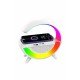 Bluetooth Hoparlör G Şekli Atmosfer Akıllı Rgb Lamba Wireless Kablosuz Şarj