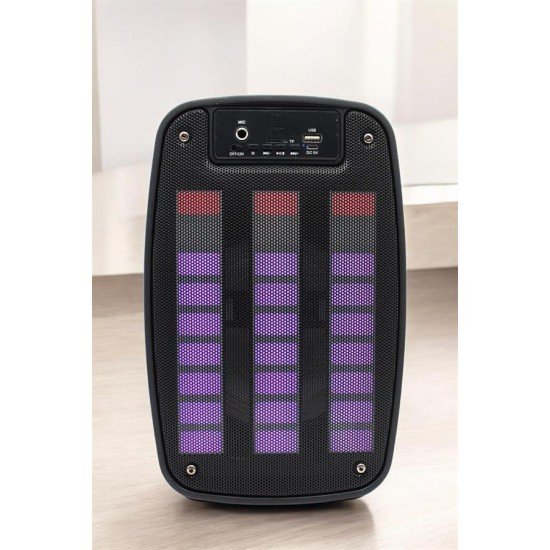 Bluetooth Hoparlör Mikrofonlu Speaker Taşınabilir Şarjlı Bluetooth Hoparlör Mikrofonlu Speaker Taşınabilir Şarjlı