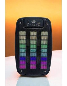 Bluetooth Hoparlör RGB Işıklı USB SD Kart Girişli Taşınabilir