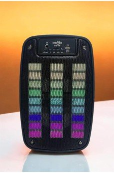Bluetooth Hoparlör RGB Işıklı USB SD Kart Girişli Taşınabilir Bluetooth Hoparlör RGB Işıklı USB SD Kart Girişli Taşınabilir