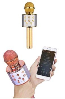 Bluetooth Hoparlör USB AUX SD Kart Kaoroke Mikrofon Uzun Pil Ömrü Bluetooth Hoparlör USB AUX SD Kart Kaoroke Mikrofon Uzun Pil Ömrü