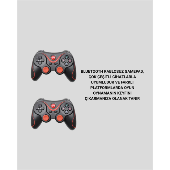 Bluetooth Kablosuz Oyun Kolu – Android iPhone PC Uyumlu Bluetooth Kablosuz Oyun Kolu – Android iPhone PC Uyumlu
