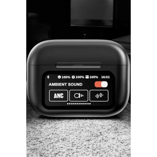 Bluetooth Kulaklık Kablosuz Ekranlı ANC/ENC Destekli Dokunmatik Bluetooth Kulaklık Kablosuz Ekranlı ANC/ENC Destekli Dokunmatik