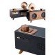 Bluetooth Nostalji Speaker Radyo Gramofon Ahşap Renk Vintage Bluetooth Nostalji Speaker Radyo Gramofon Ahşap Renk Vintage