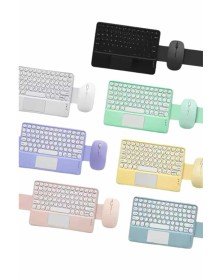 Bluetooth Touchpad Klavye Ultra İnce Taşınabilir Q Klavye