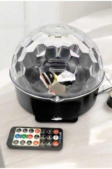 Bluetooth ve Uzaktan Kumandalı Çok Renkli Masaüstü Disko Topu