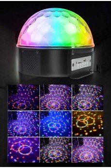 Bluetooth ve Uzaktan Kumandalı Çok Renkli Masaüstü Disko Topu