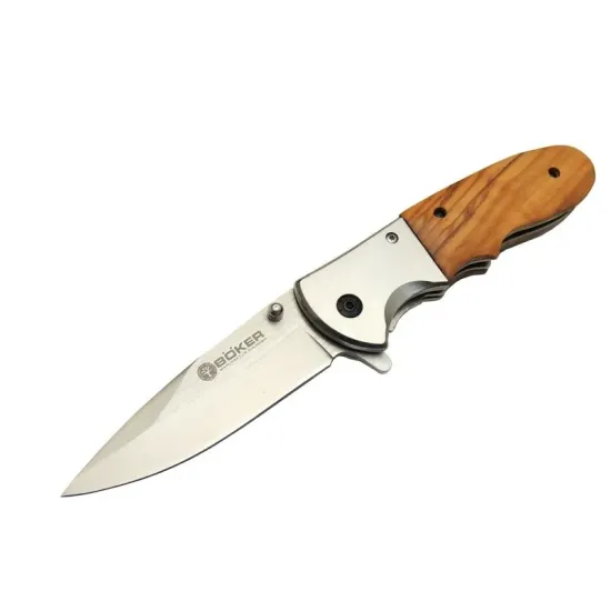 Böker DA27 Kamp Çakı 20,5 cm - Manuel, Kemerlikli, Ahşap Sap Böker DA27 Kamp Çakı 20,5 cm - Manuel, Kemerlikli, Ahşap Sap