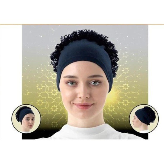 Bone - Dikişli Fırfırlı Bone Bandana Bone - Dikişli Fırfırlı Bone Bandana