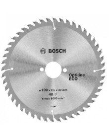 Bosch Optine Eco Daire Testere Bıçağı 190x30 mm 48 Diş 2 608 641 790