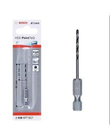 Bosch Pointteq Altıgen Şaftlı Hss Matkap Ucu 2 mm