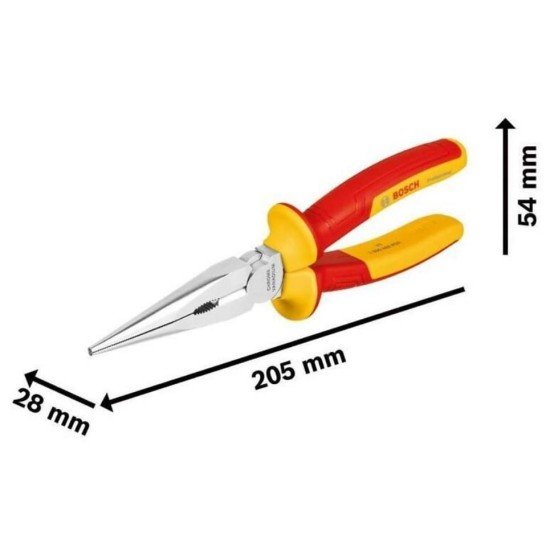 Bosch Profesyonel İzoleli Düz Kargaburun 200 mm