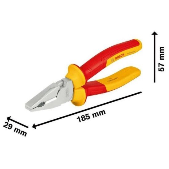 Bosch Profesyonel İzoleli Pense 180 mm Bosch Profesyonel İzoleli Pense 180 mm