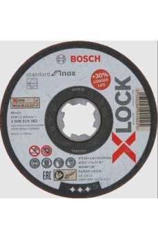 Bosch Xlock İnox Kesici 115X1X22,23 mm