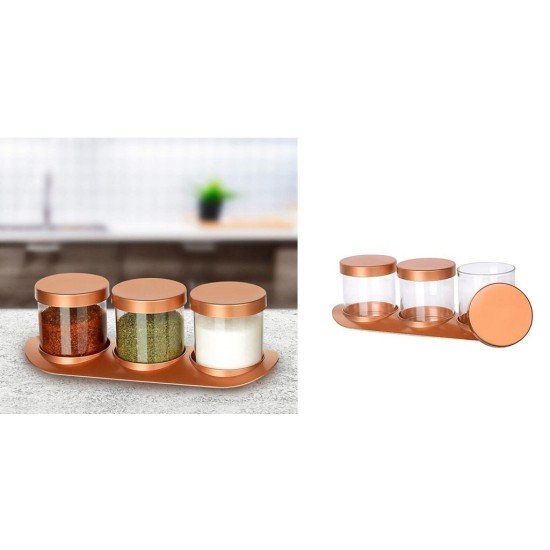 Bronz Baharat Seti Lüx 3lü Set Bronz Baharat Seti Lüx 3lü Set