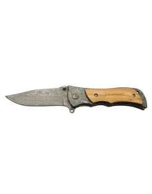 Browning 2-35 Çakı Mini Damascus 16 cm Manuel, Kemerlikli