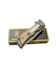 Browning 2-35 Çakı Mini Damascus 16 cm Manuel, Kemerlikli