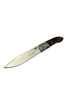 Buck Knives BK-011BK Kamp Çakı 23 cm - Kahverengi Sedef Sap, Kılıflı, Kutulu