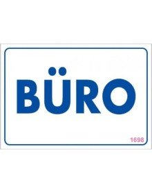 Büro Uyarı Levhası 17,5x25 KOD:1698