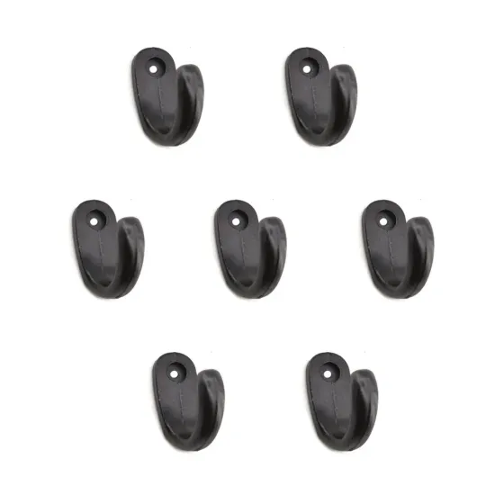 Büyük Tekli Fincan Askı, Dekor Askısı - Siyah, 100 Adet, 12x23x30 mm Büyük Tekli Fincan Askı, Dekor Askısı - Siyah, 100 Adet, 12x23x30 mm