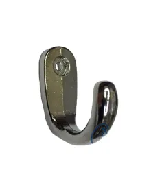 Büyük Tekli Fincan Askı, Dekor Askısı - Nikel, 12x23x30 mm