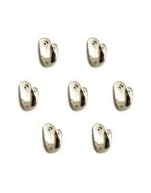 Büyük Tekli Fincan Askı, Dekor Askısı - Nikel, 12x23x30 mm