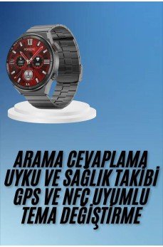 Çağrı Cevaplama Sesli Asistan Çoklu Dil Desteği 5.0 Bluetooth Akıllı Saat