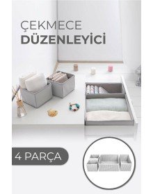 Çekmece Düzenleme Kutu Seti Organizer 4lü Set