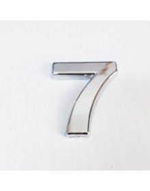 Cemax 7 Rakamı 3,75 cm Krom Yapışkanlı