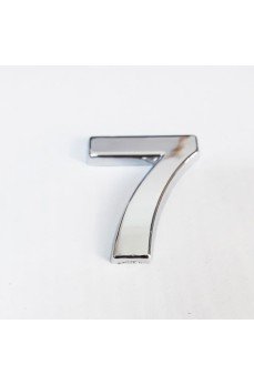 Cemax 7 Rakamı 3,75 cm Krom Yapışkanlı