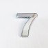 Cemax 7 Rakamı 3,75 cm Krom Yapışkanlı