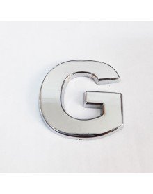 Cemax G Harfi  3,75 cm Krom Yapışkanlı