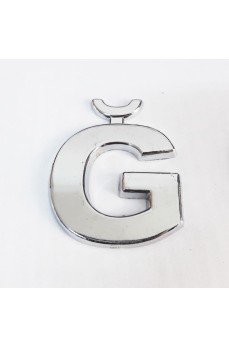 Cemax Ğ Harfi  3,75 cm Krom Yapışkanlı