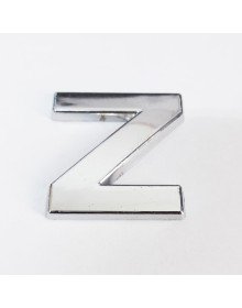 Cemax Z Harfi  3,75 cm Krom Yapışkanlı