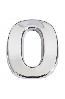 Cemax Krom Yapışkanlı 0 Rakamı 5 cm