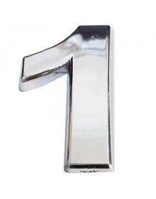 Cemax Krom Yapışkanlı 1 Rakamı 5 cm