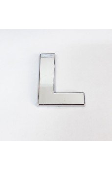 Cemax L Harfi  3,75 cm Krom Yapışkanlı