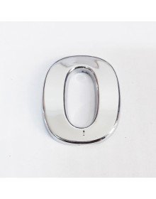 Cemax O Harfi  3,75 cm Krom Yapışkanlı