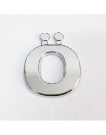 Cemax Ö Harfi  3,75 cm Krom Yapışkanlı