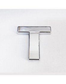 Cemax T Harfi  3,75 cm Krom Yapışkanlı