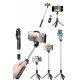Cep Telefonu Tripod Standı Manyetik Selfie Sopa Bluetooth Uzaktan Kumandalı