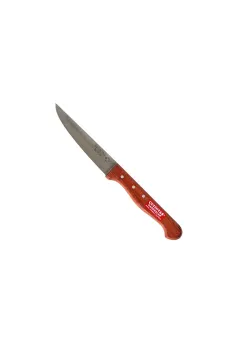 Çetintaş Paslanmaz Bursa Sebze Bıçağı 10 cm, Ahşap Gül Sap