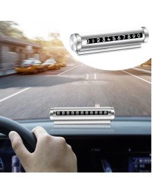 Çevirmeli Araç Içi Telefon Numaralık Çevirmeli Alüminyum Oto Park Numaratörü