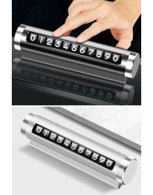 Çevirmeli Araç Içi Telefon Numaralık Çevirmeli Alüminyum Oto Park Numaratörü