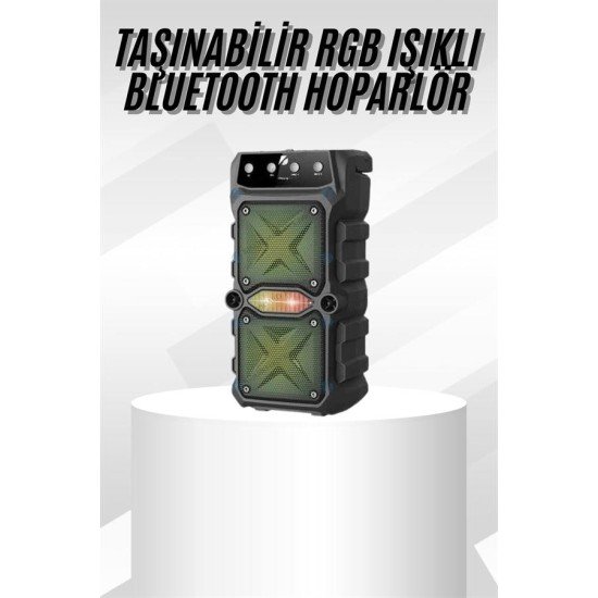 Çift Çıkışlı Güçlü Bataryalı Kablosuz Yüksek Ses Kaliteli Bluetooth Hoparlör Çift Çıkışlı Güçlü Bataryalı Kablosuz Yüksek Ses Kaliteli Bluetooth Hoparlör