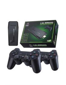 Çift Kollu 2.4g kablosuz Retro 4k Game stick 3500 oyun atari HD Görüntü Kalitesi