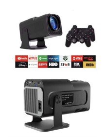 Çift Kollu Projeksiyon Taşınabilir Game Projektör Full Hd 1080P 4k Projeksiyon Gamepad