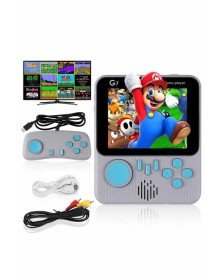 Çift Konsol 666 Adet Retro Oyun El Atarisi Taşınabilir 3.5 İnç Ekran